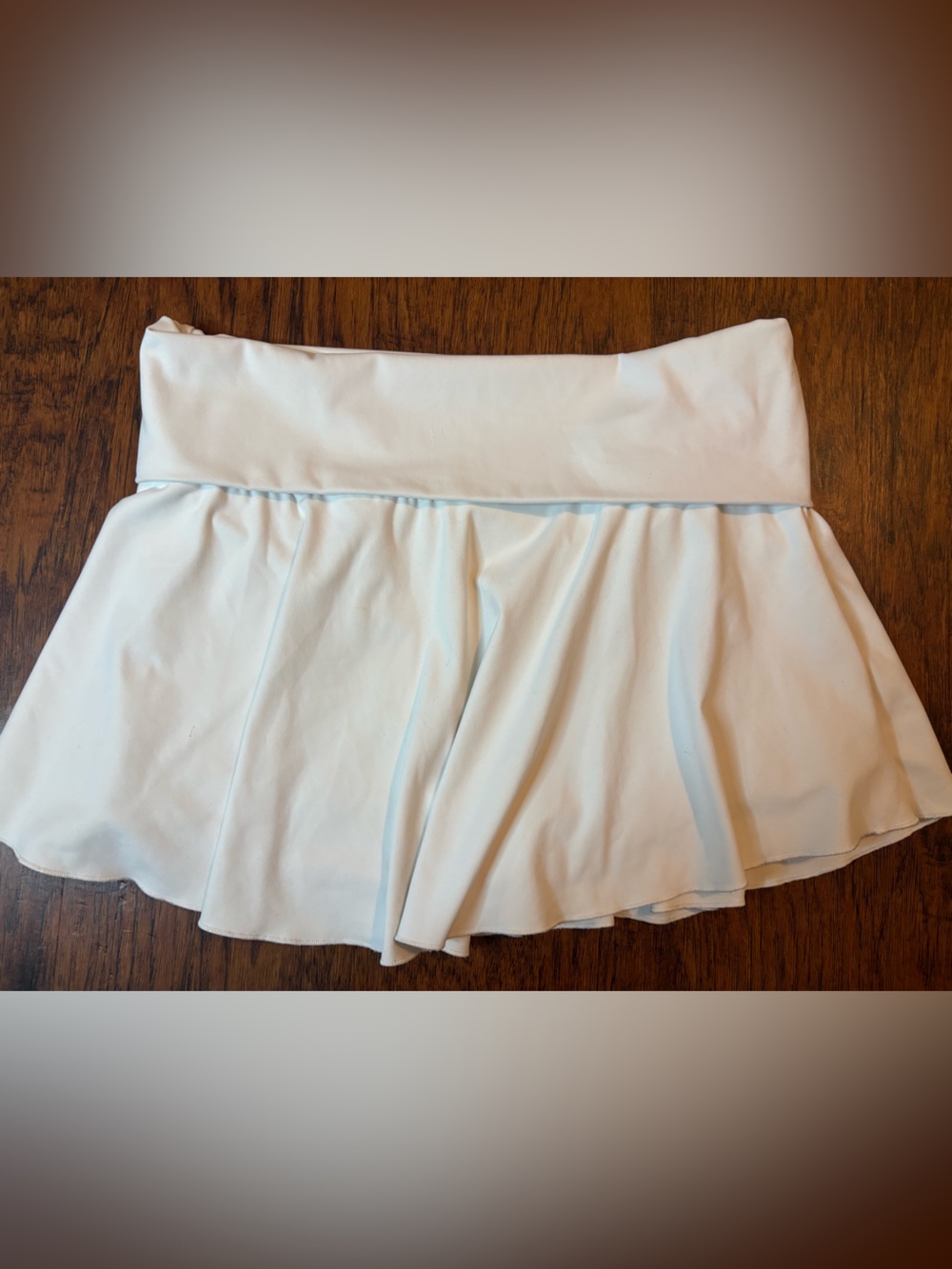 Garage White Ruffled Mini Skirt - Picture 3 of 4
